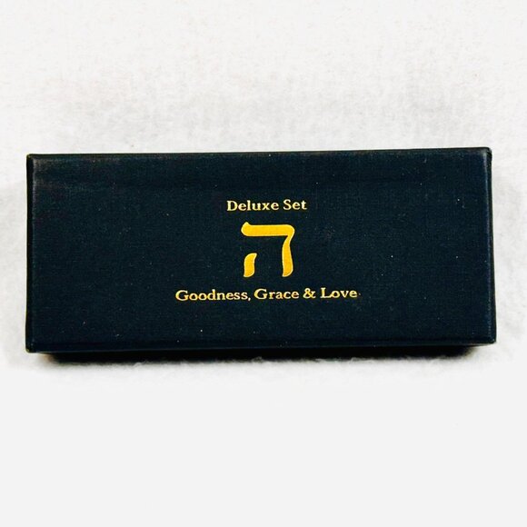 Deluxe Partial Music Note Cufflink & Tie Clip Set Gold/Silver - Picture 2 of 11